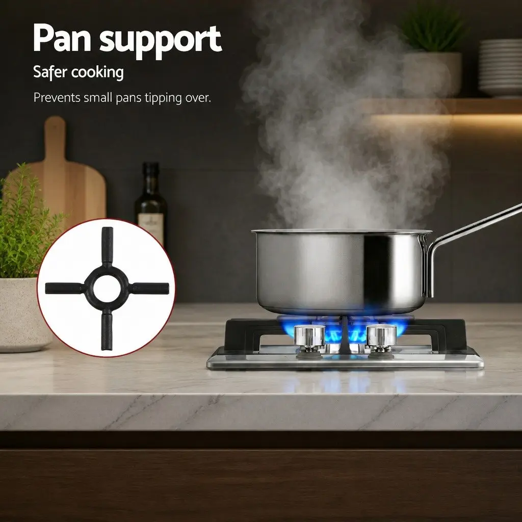 30cm Gas Cooktop with 2 Burners