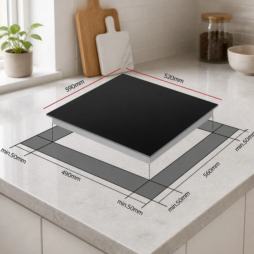 60cm 4 Zone Induction Cooktop