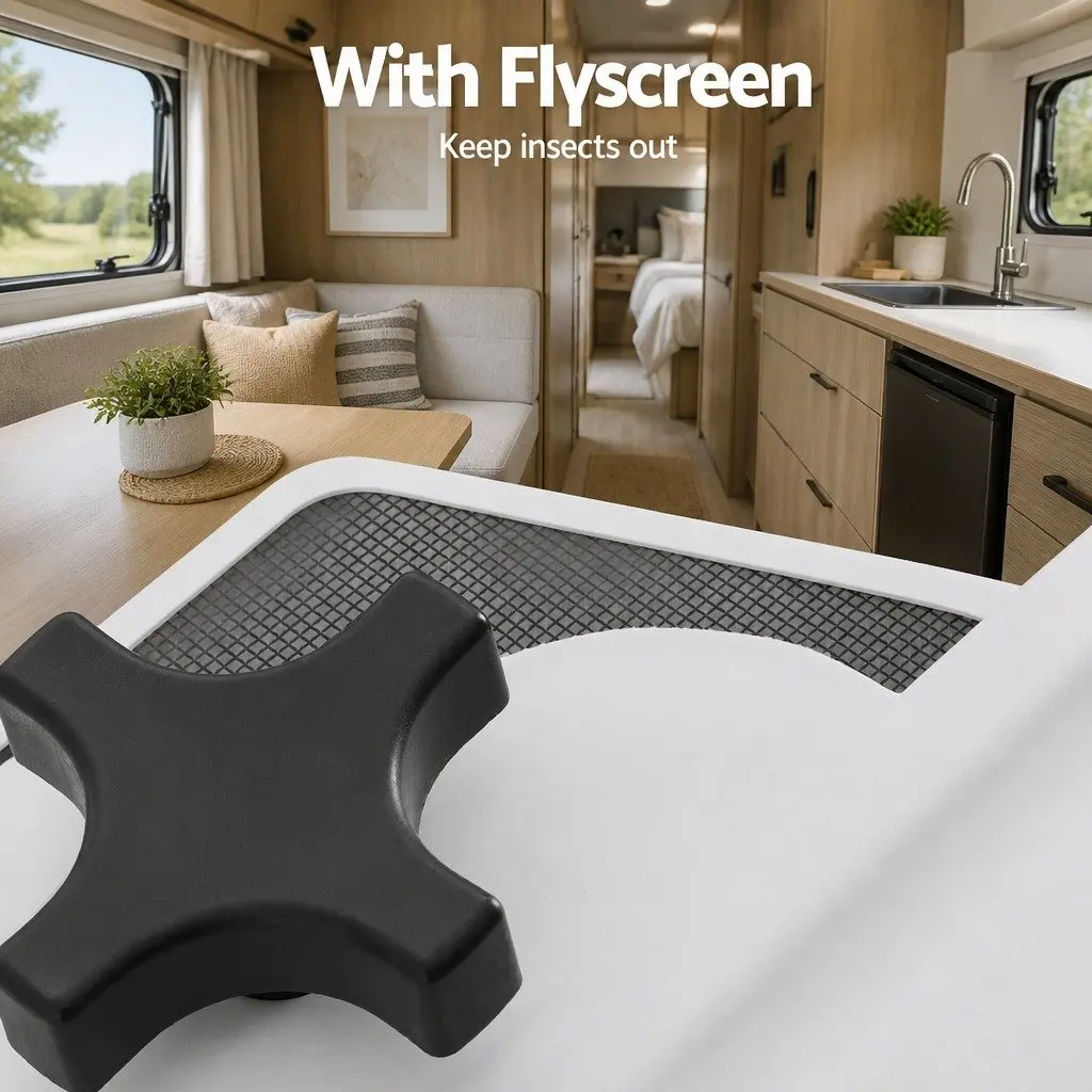 Caravan Roof Vent Air Exhaust Hatch RV Motorhome Camper Fresh Air Circulation