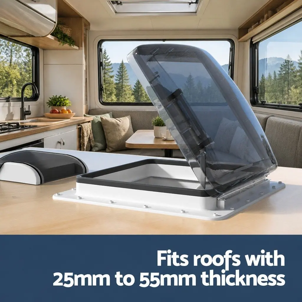 Caravan Roof Vent Air Exhaust Hatch RV Motorhome Camper Fresh Air Circulation
