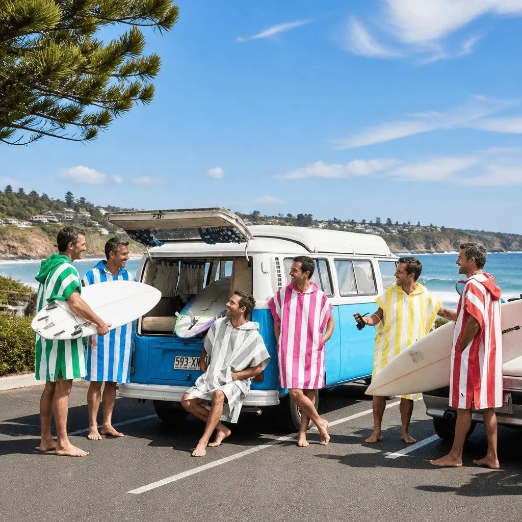 Hooded Poncho Towel for Beach Small