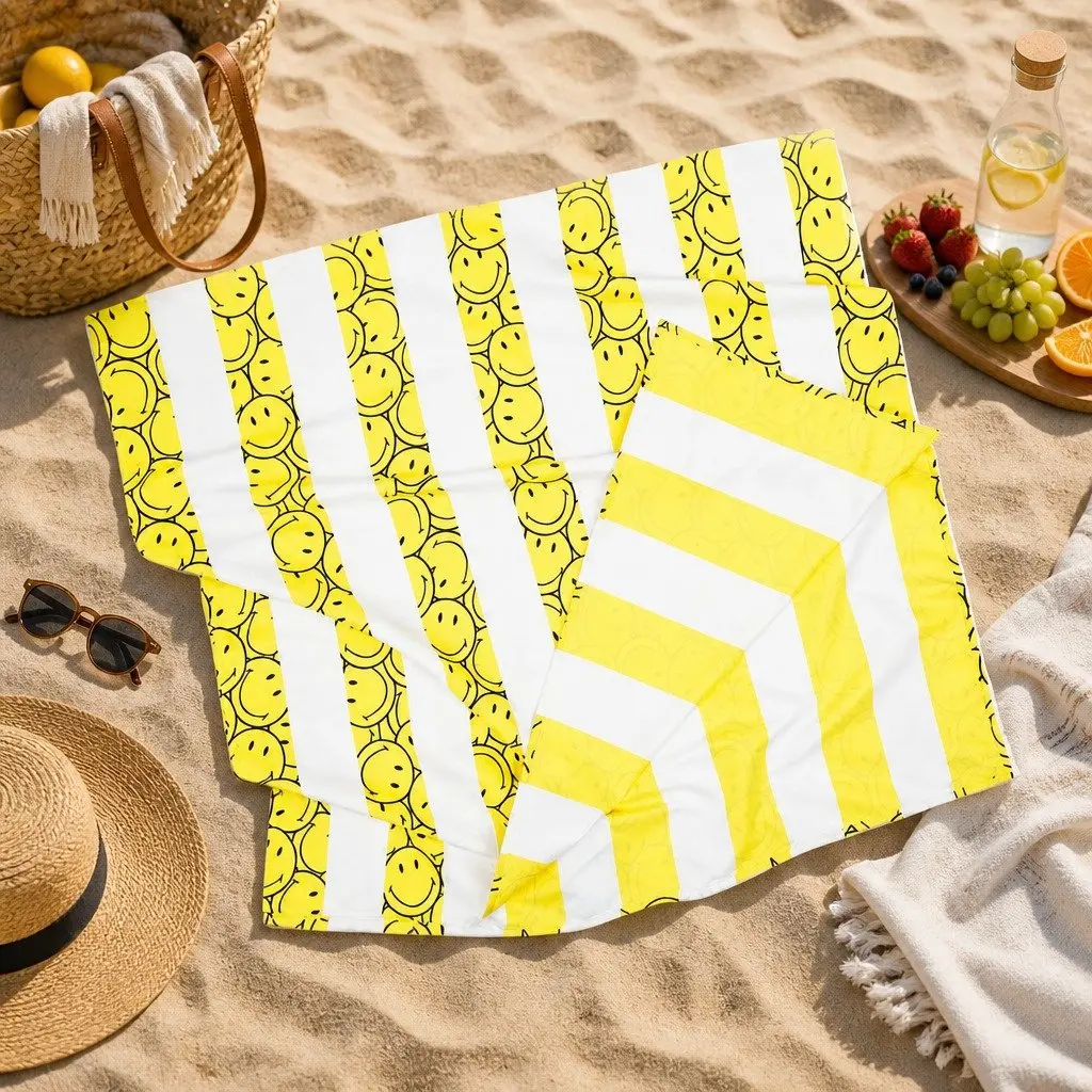 Kids Beach Towel Quick Dry Compact Lightweight Child Size Swimming Pool