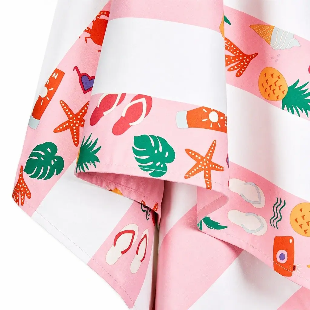 Kids Beach Towel Quick Dry Compact Lightweight Sand Free Swimming Pool Vacation