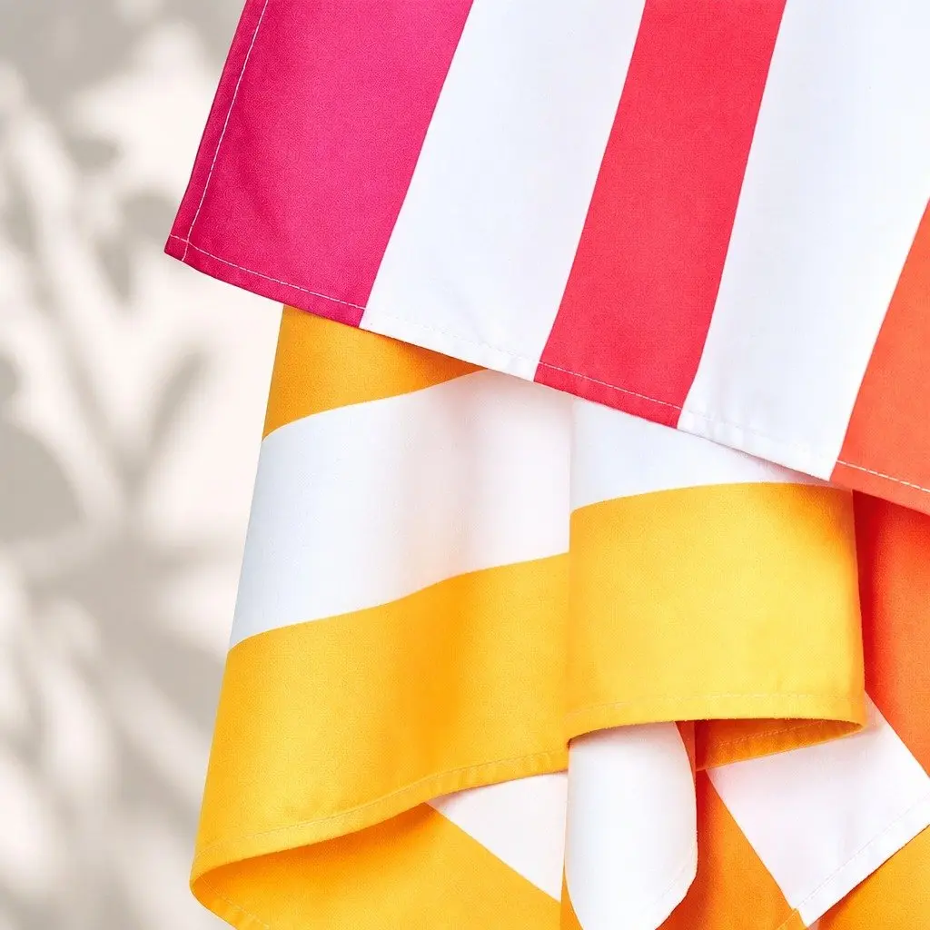 Large Quick Dry Striped Beach Towel
