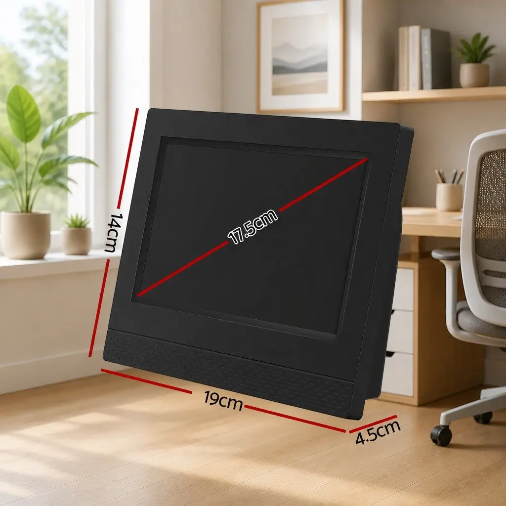 Digital Day Clock for Desk or Bedside 7 Inch LCD Display with Remote Control