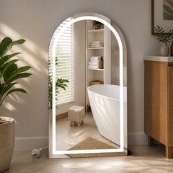 Factual LED Wall Mirror Specs: Anti-Fog and Adjustable 50x90cm