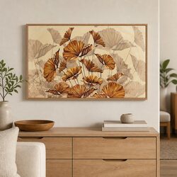 Abstract Canvas Wall Art 70cm x 100cm - Waterproof