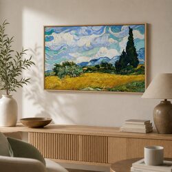 Large Abstract Canvas Wall Art Print Modern Floating Frame Home Decor Bedroom