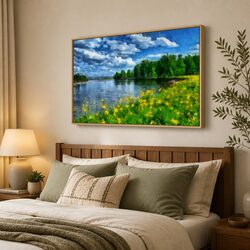Abstract Landscape Canvas Wall Art - 80cm x 120cm