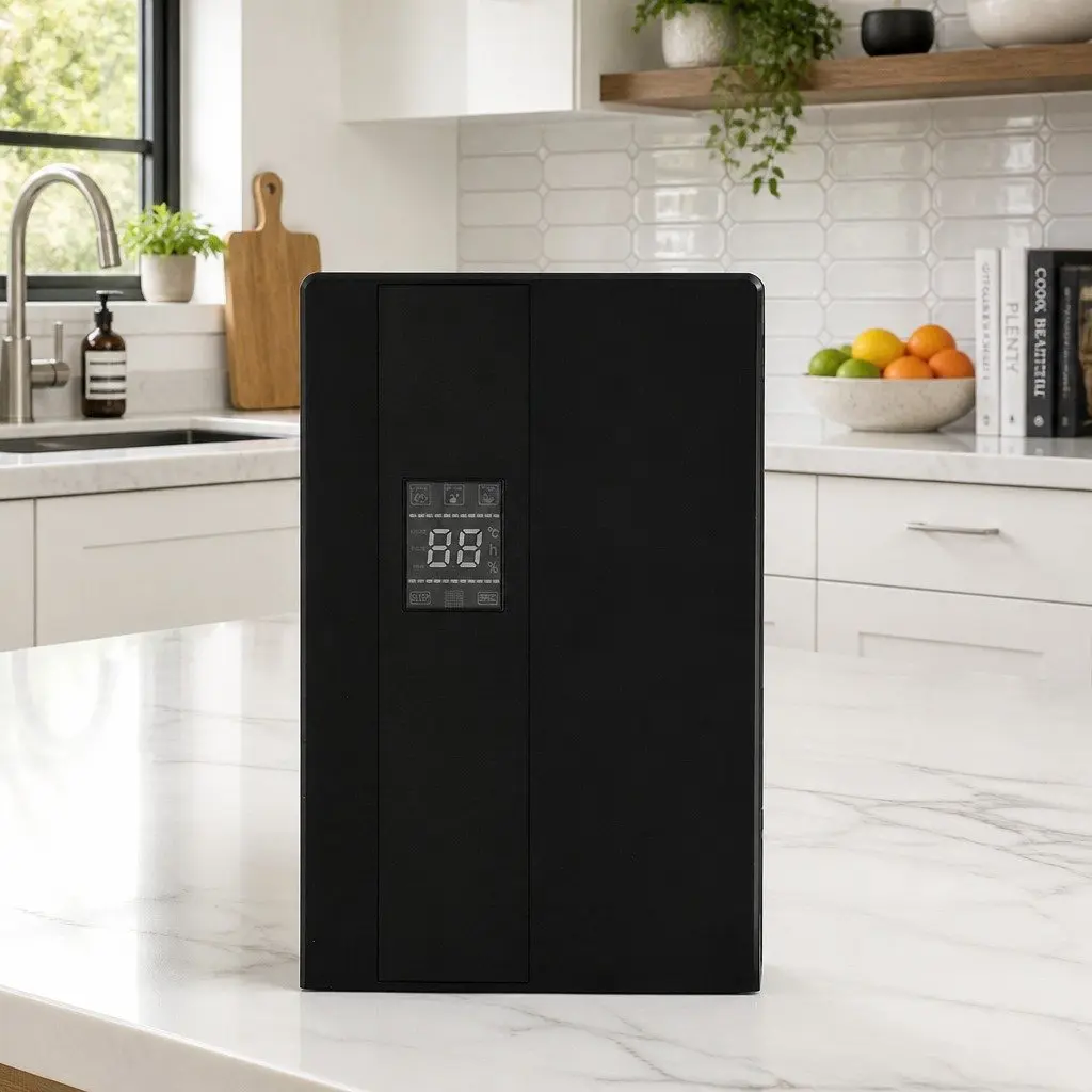 Black 2L Dehumidifier and Air Purifier