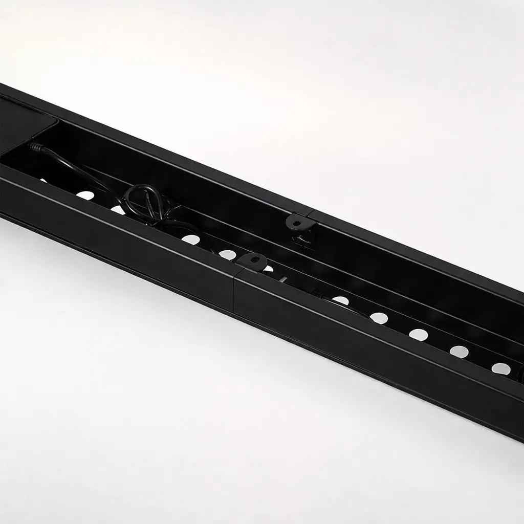 Electric Standing Desk Frame Home Office Dual Motor Height Adjustable 110cm to 140cm Width 60cm to 80cm Depth