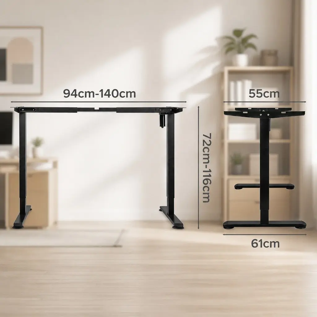 Electric Adjustable Standing Desk Frame