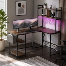 Specifications of L Shaped Gaming Desk with RGB Lighting