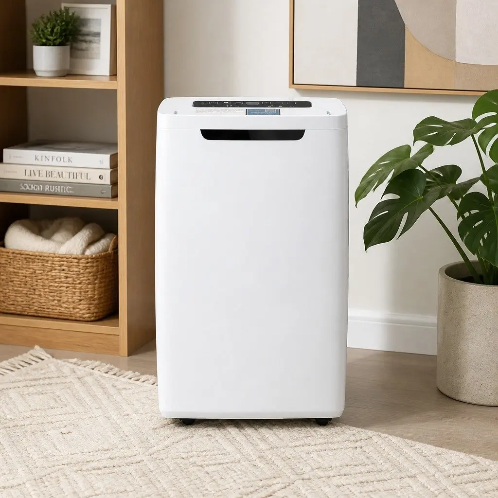Dehumidifier for Damp Rooms 16L/Day Portable Air Dryer with 5.5L Tank White
