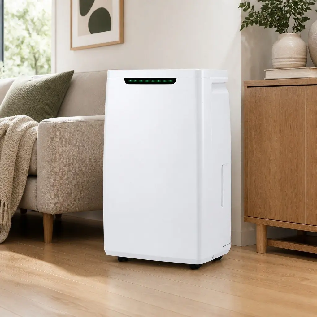 Dehumidifier for Damp Rooms 16L/Day Portable Air Dryer with 5.5L Tank White