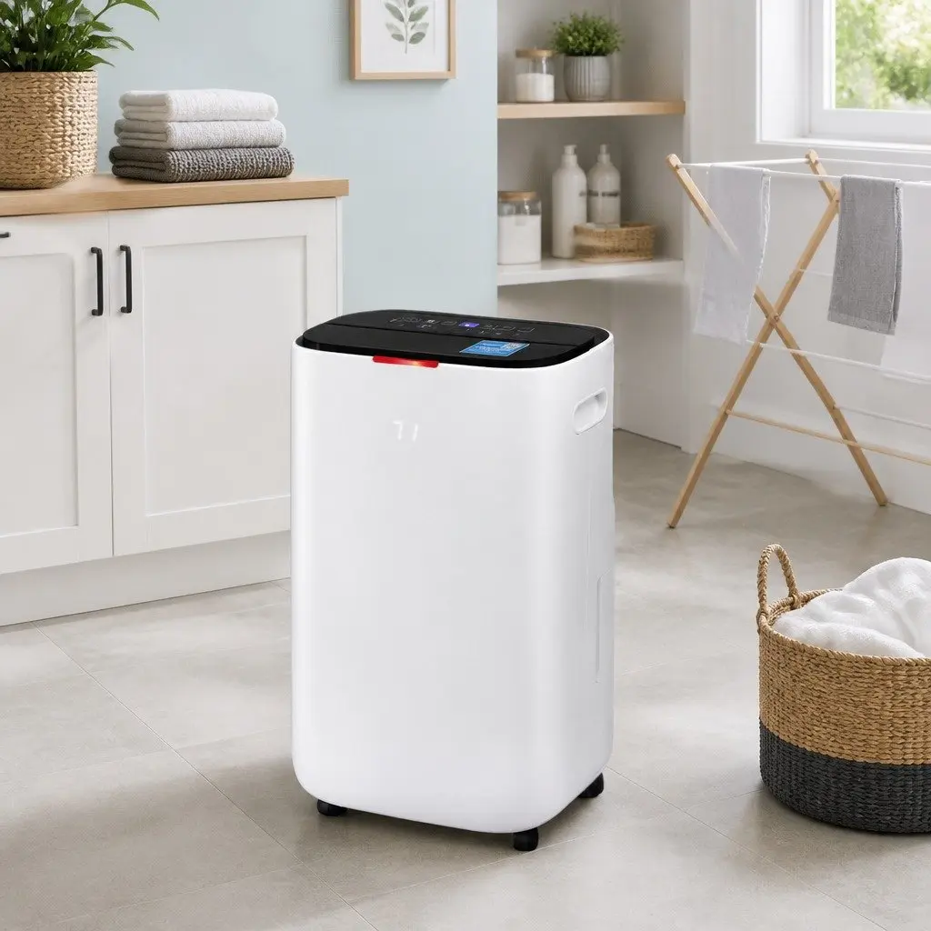 Dehumidifier 20L/Day Air Purifier Fan Clothes Dryer White Large Room Home