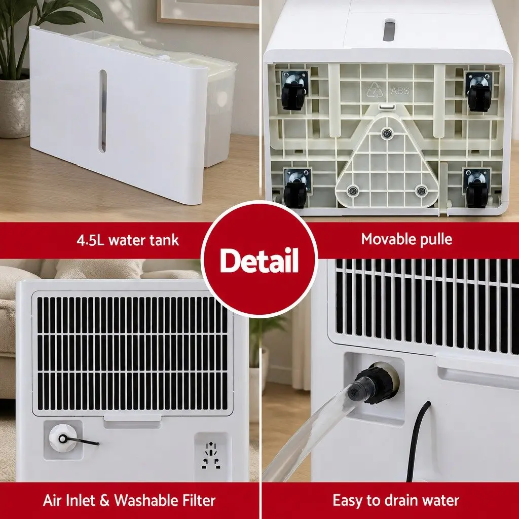 30L/Day Portable Dehumidifier