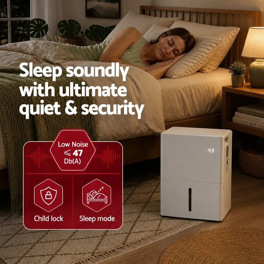 30L/Day Portable Dehumidifier