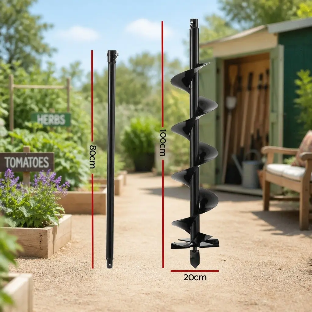 Post Hole Digger Auger Drill Bit 200mm