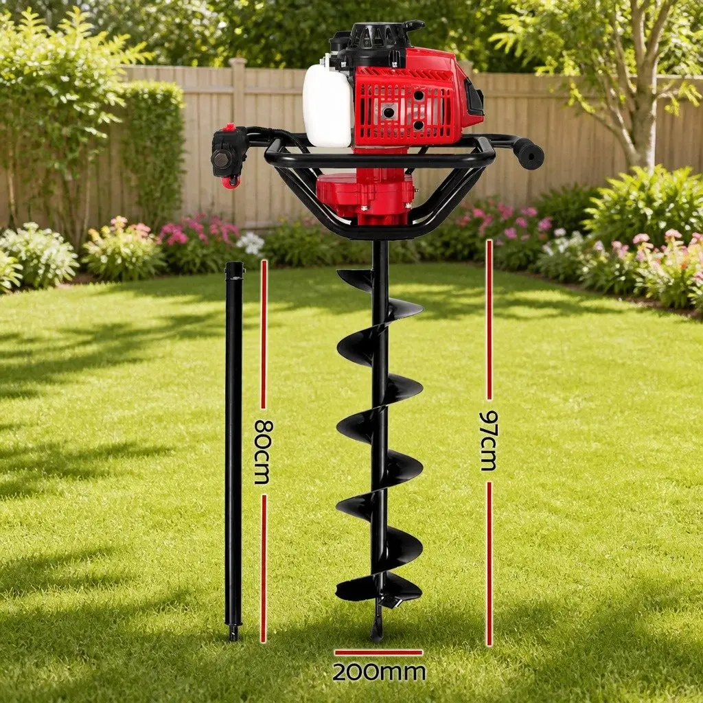 63cc Petrol-Powered Post Hole Digger