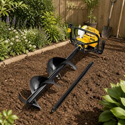 63cc Post Hole Digger with 300mm Auger and Extension