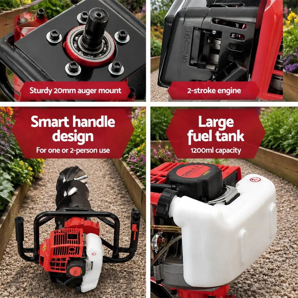 65cc Petrol Post Hole Digger and Auger
