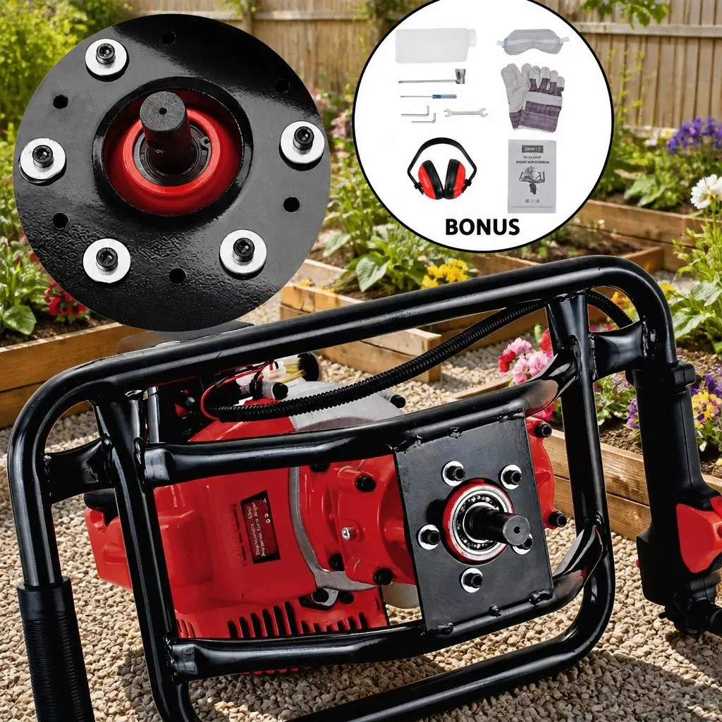65cc Petrol Post Hole Digger and Auger