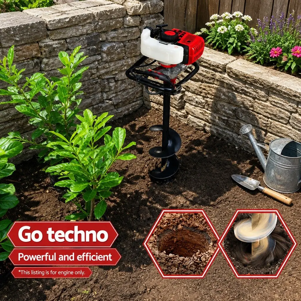 65cc Petrol Post Hole Digger Power Tool for Outdoor Use