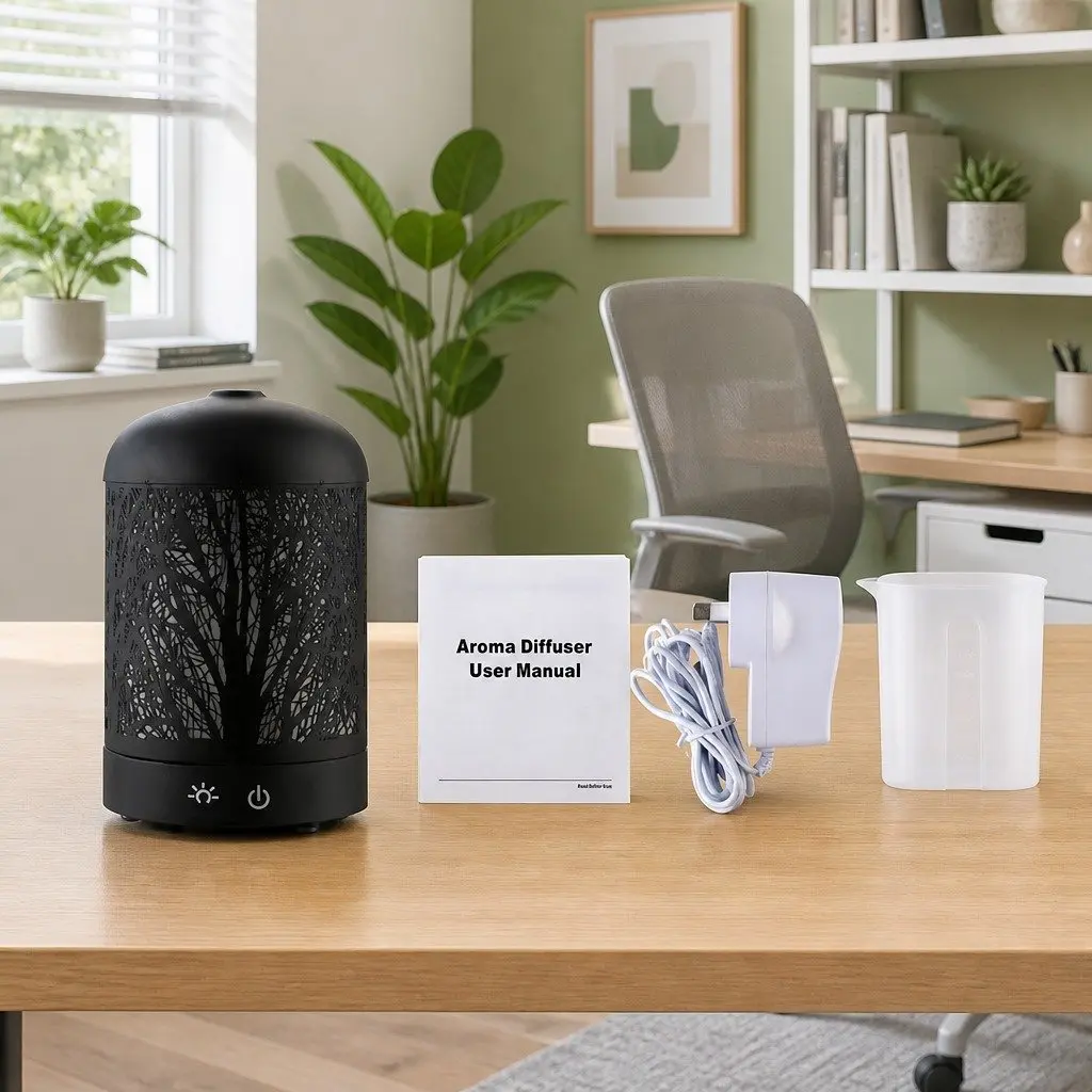 Ultrasonic Aroma Diffuser for Home 160ml Black