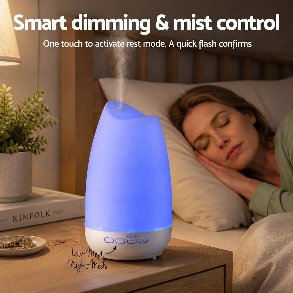 Aroma Diffuser for Home 300ml Ultrasonic Cool Mist with 14 LED Night Light Modes
