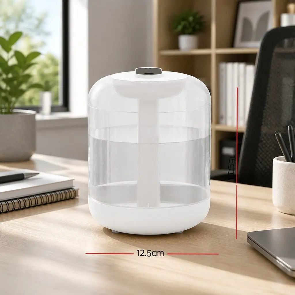 Aroma Diffuser Humidifier for Bedroom Living Room Office 1L White