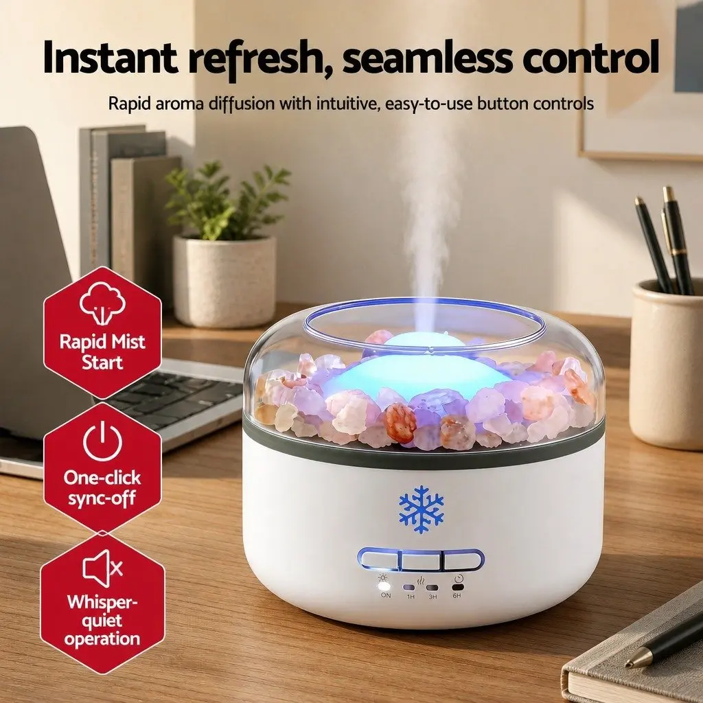 150ml Ultrasonic Aroma Diffuser & Night Light