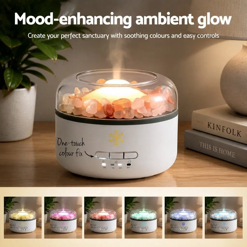 150ml Ultrasonic Aroma Diffuser & Night Light