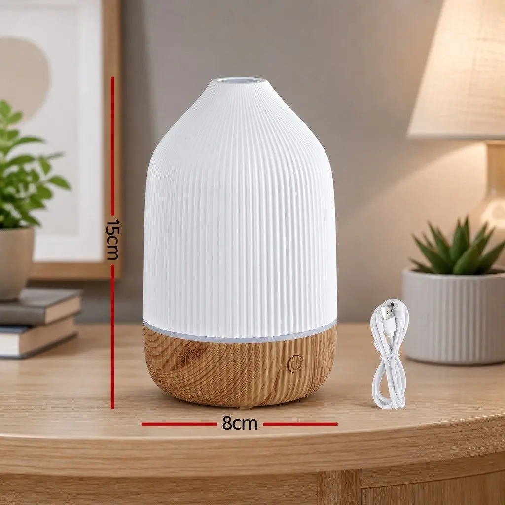 Aroma Diffuser for Indoor Use 100ml Ultrasonic LED Humidifier with Night Light