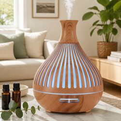 400ml Ultrasonic Aroma Diffuser with LED Night Light