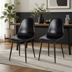 Dining Chairs Set of 2: 40cm W x 45cm D x 86cm H