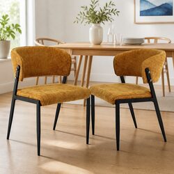 Dining Chairs Set of 2 – Dimensions and Materials Listed
