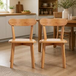 Rubber Wood Dining Chairs - Dimensions and Specs Included