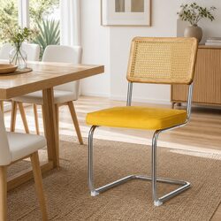 Dining Chair Set of 2: Dimensions 84cm W x 44.5cm D x 48cm H