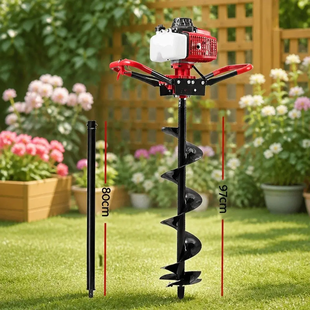Post Hole Digger Outdoor Use 200mm 63cc Engine