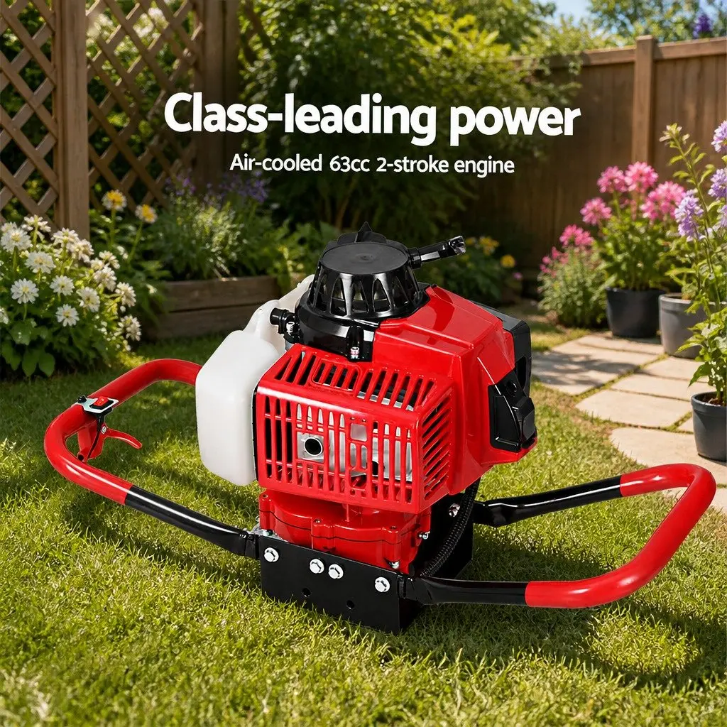 Post Hole Digger Outdoor Use 200mm 63cc Engine