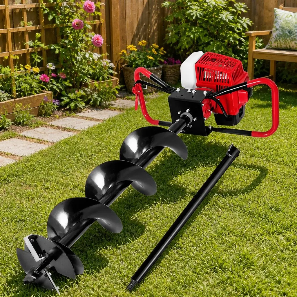 Post Hole Digger Outdoor Use 200mm 63cc Engine