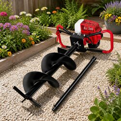 Post Hole Digger with 300mm Auger and 63cc Engine
