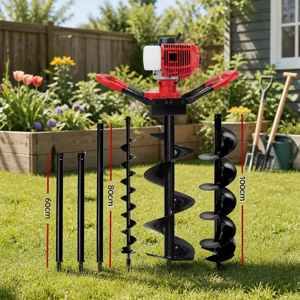 65cc Petrol Post Hole Digger Kit