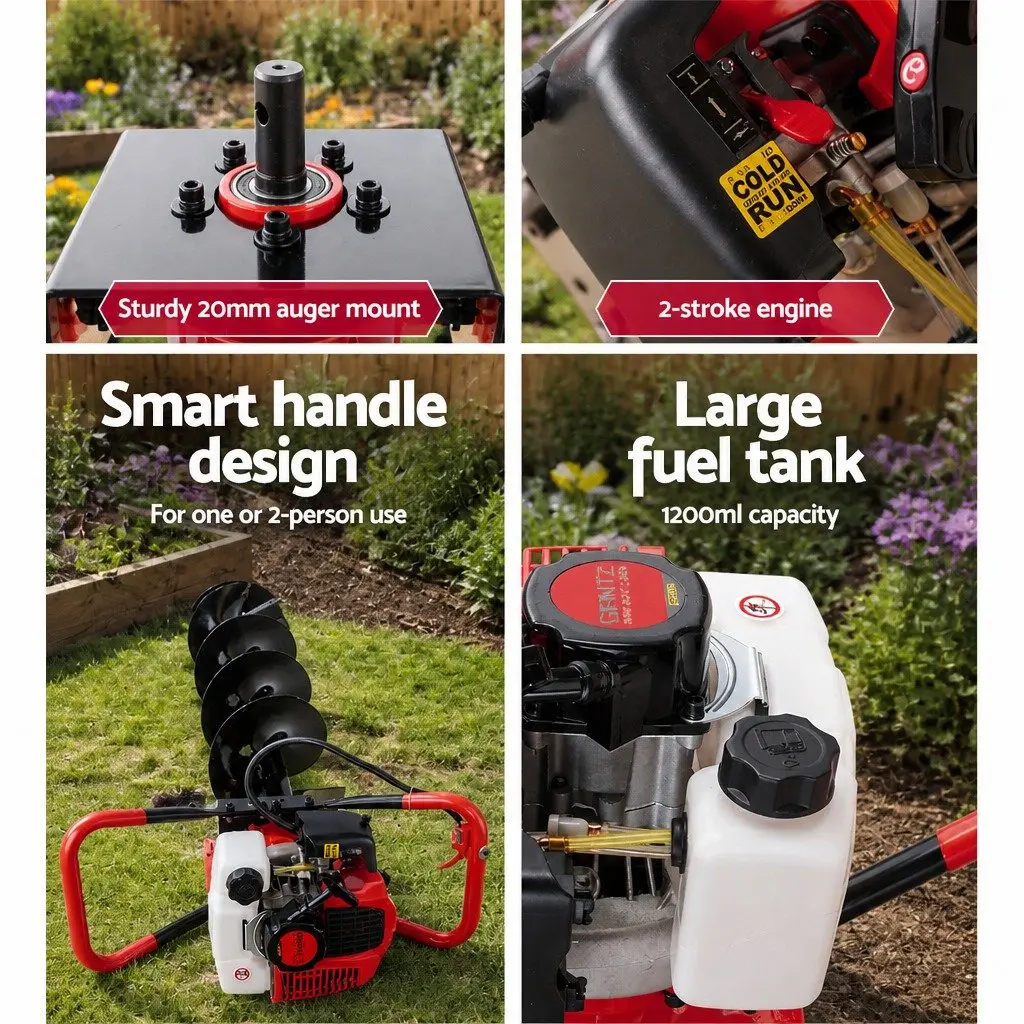 65cc Petrol Post Hole Digger Kit