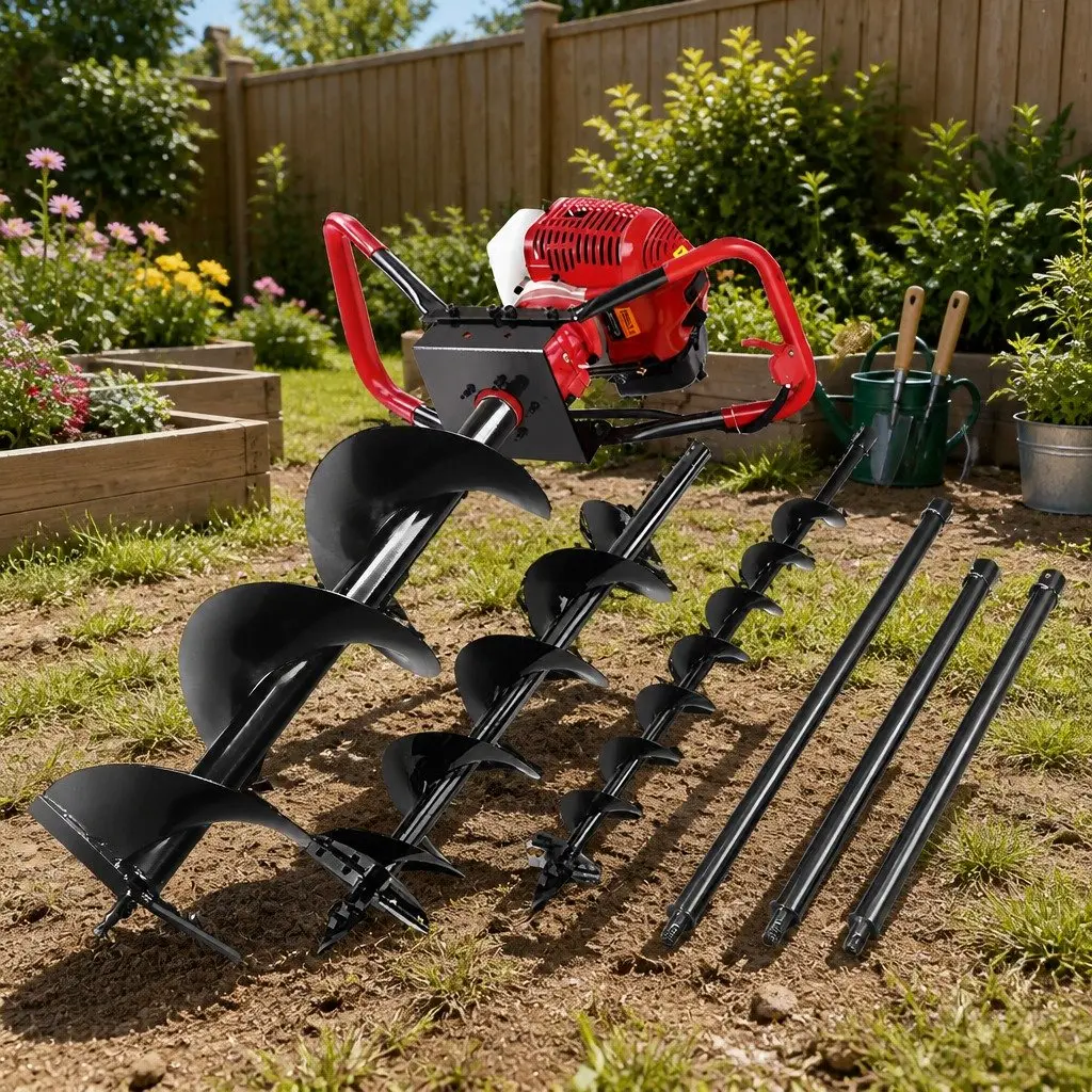 65cc Petrol Post Hole Digger Kit