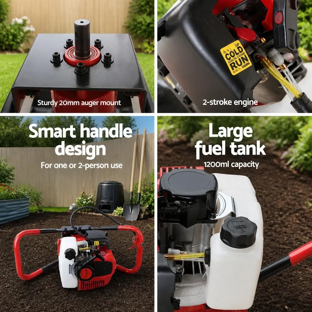 65cc 2-Stroke Post Hole Digger Motor