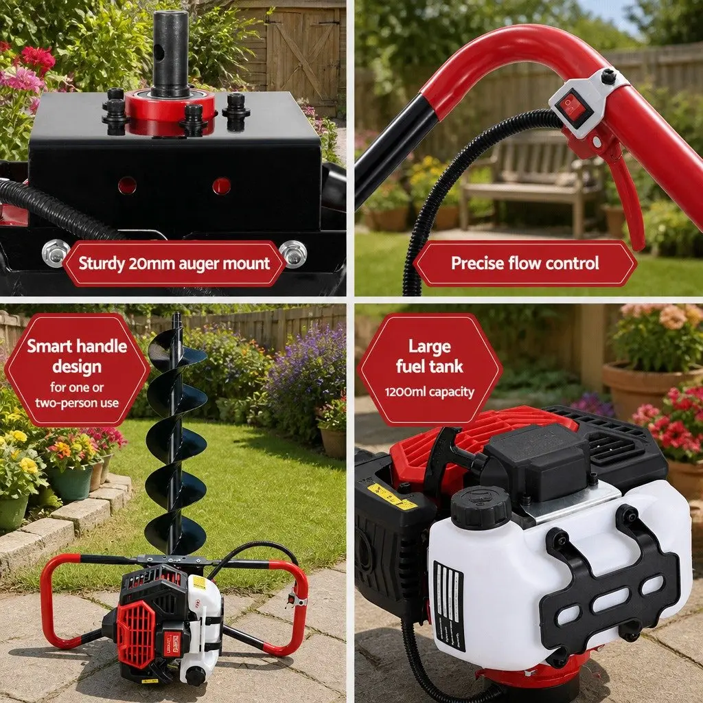 300mm Heavy Duty Post Hole Digger