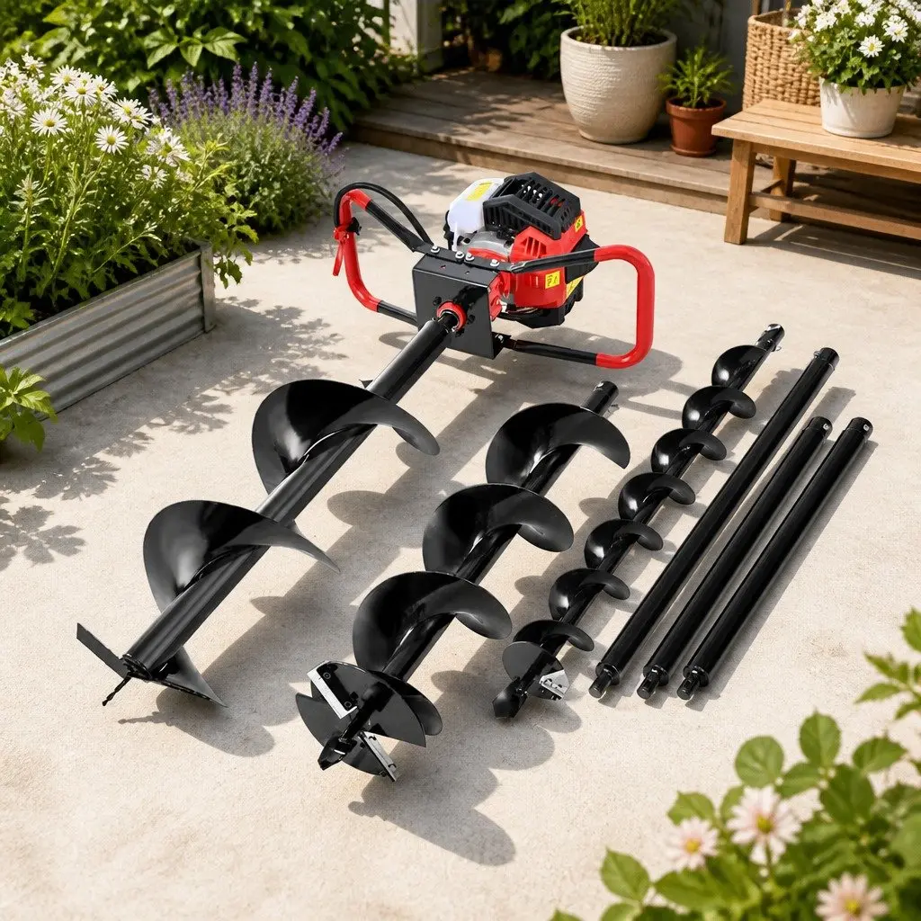 65cc Petrol Engine Auger Drill Kit