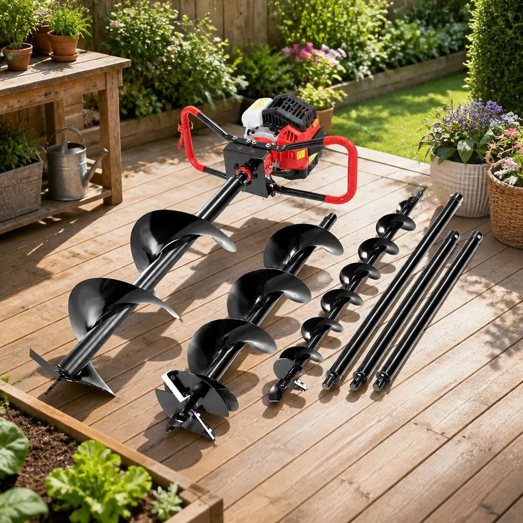 65cc Petrol Engine Auger Drill Kit